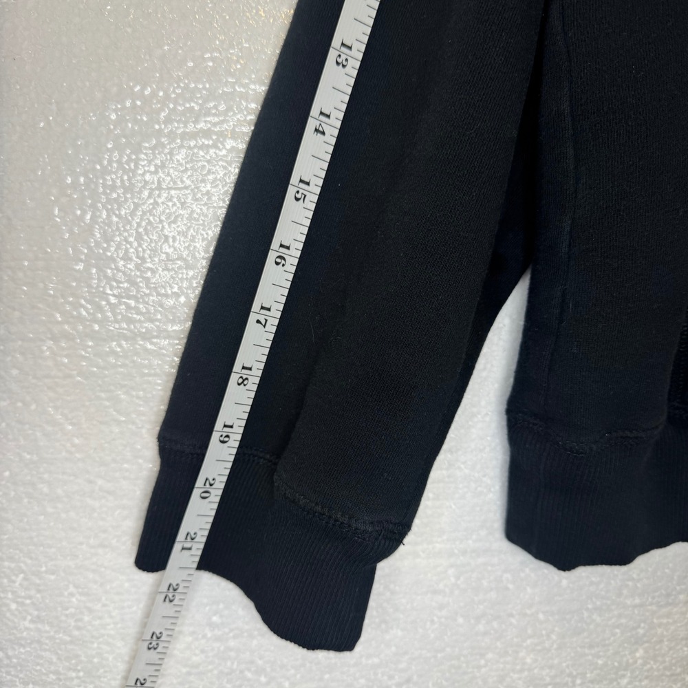Onque Casuals Black Rhinestone Embellished Zip Up Hoodie Sweatshirt XL - Picture 8 of 9